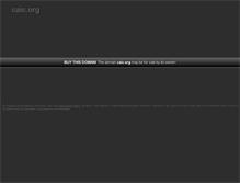 Tablet Screenshot of caic.org